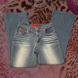 Bongo Women's Blue and Navy Jeans